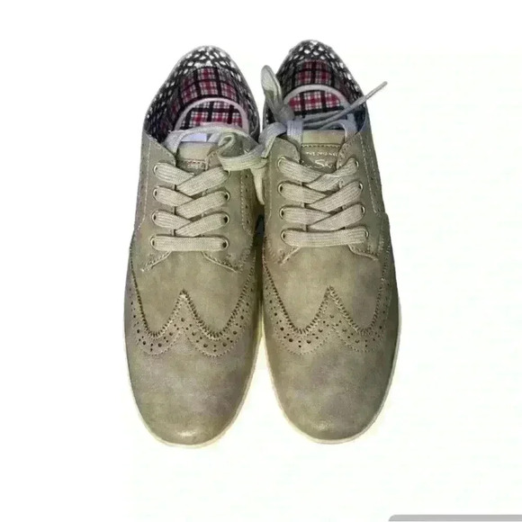 Ben Sherman Grey Nicholas Vegan Wingtip Oxford Shoe US Mens Size 8 - Picture 3 of 3